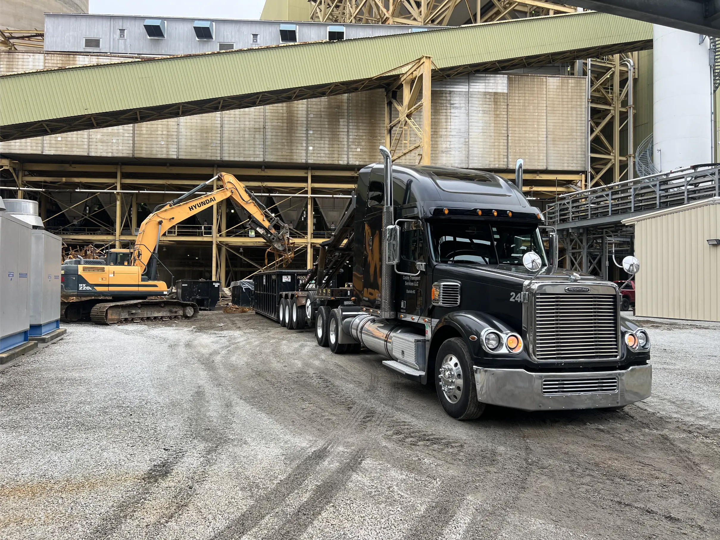 Roll-off container service